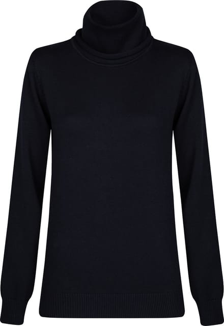 Felix Hardy Coltrui - Kabeltrui - 100% Katoen Trui Dames Navy - S