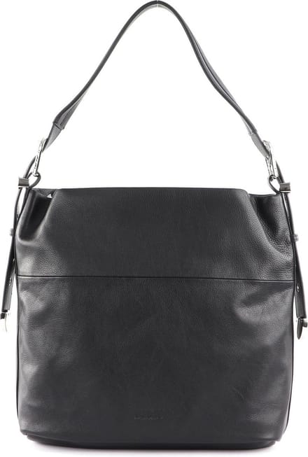 FREDsBRUDER Leren Schoudertas Kesey Shoulderbag Black Zwart