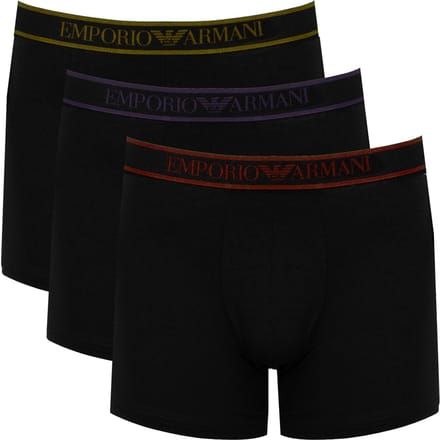 Emporio Armani Boxershorts 3 Pack Mannen zwart
