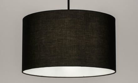Lumidora Hanglamp 30868 - SHANNON - E27 - Zwart - Metaal - ⌀ 45 cm