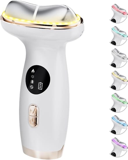 Elektrische Gua Sha 7‑in‑1 – Warm/Koud + LED – Gezicht & Hals – Lymfedrainage – Anti‑Aging & Facelift