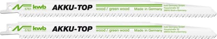 KWB Reciprozaagbladen – 2 stuks – Voor hout