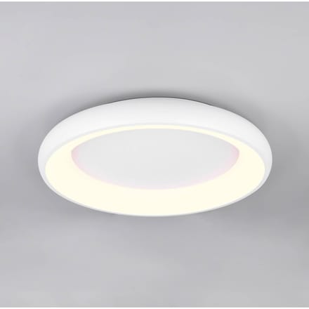 Trio Lighting Plafondlamp Cardona, Ø 62 cm, mat wit, metaal, CCT