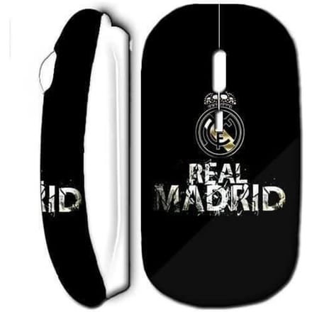 Draadloze muis real madrid logo wit