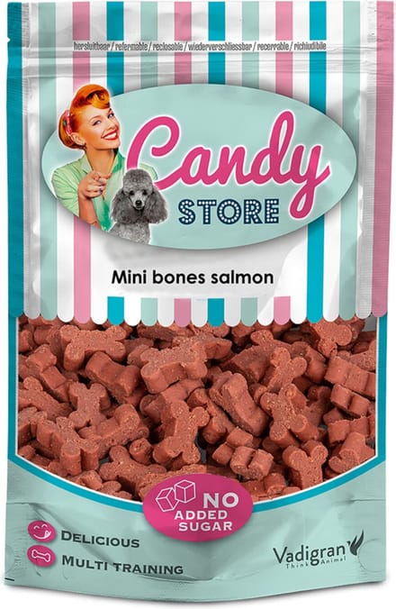 Candy Store - Candy Mini Bones zalm 180g