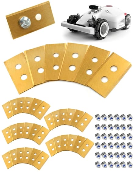 Dailygoods - Reservemessen voor Robotmaaiers, 36 Stuks