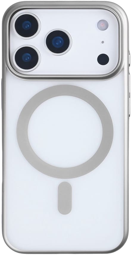 Rixus Instinct Mag Case For iPhone 17 Pro Max Titanium Grey