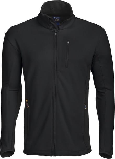 ProJob 3307 SWEATER MET LANGE RITS 643307 - Zwart - S