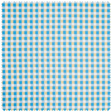 Katoenen stof "Ruit-Blauw" acryl gecoat