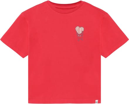 Noppies T-shirt - Backprint - Poinsettia - Maat 92