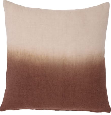 Gail Cushion, Brown, Linen