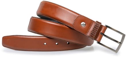 Floris van Bommel Riem De Belter 24.66 CFM-10074-24-01 Dark Cognac 3.5CM Breed