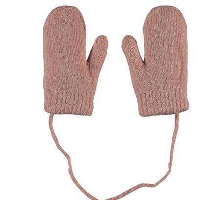 Kids knit wanten roze 2-8 jaar