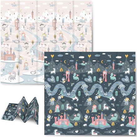Opvouwbare speelmat - schuim - 200x180x1 cm
