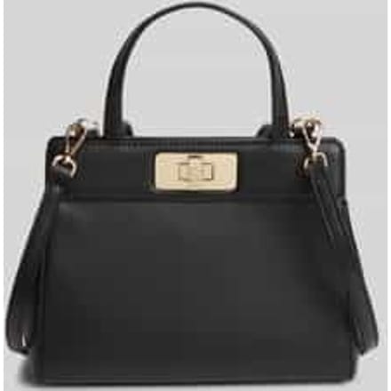schoudertas met labeldetails