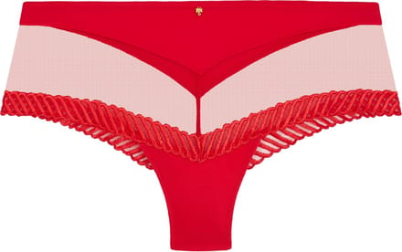 Aubade-sheer emotion-rood-short-L
