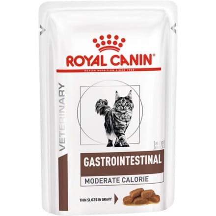 Royal Canin Veterinary Diet Gastro Intestinal Moderate Calorie Wet - 12x85 g - Kattenvoer