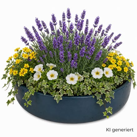 Ethan plantenbak maat: XL blauw Ø 39 cm - P3041-S1-38