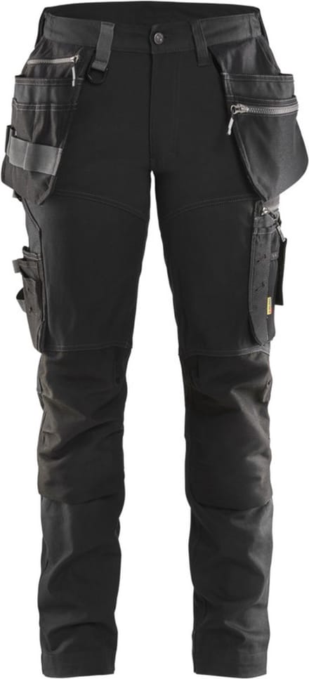 Blaklader Dames werkbroek met stretch 7115-1343 - Zwart - D19