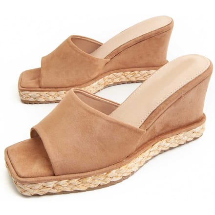 Sandalia De Cuña Para Mujer.  Montevita  Sparto2121  91734 37 bruin