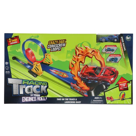 Top1Toys Racebaan vlammen met looping groot
