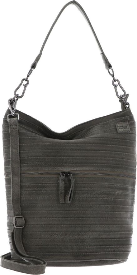 FREDsBRUDER Leren Schoudertas Bommel Shoulder Bag Sage Groene