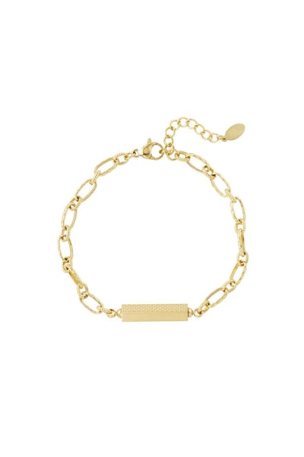 Goudkleurige Schakelarmband - Dames - Verstelbaar - Armband - Cadeau voor Haar