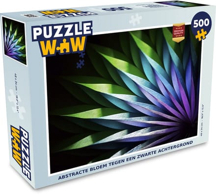Puzzel Bloemen - Geometrie - Abstract - Legpuzzel - Puzzel 500 stukjes