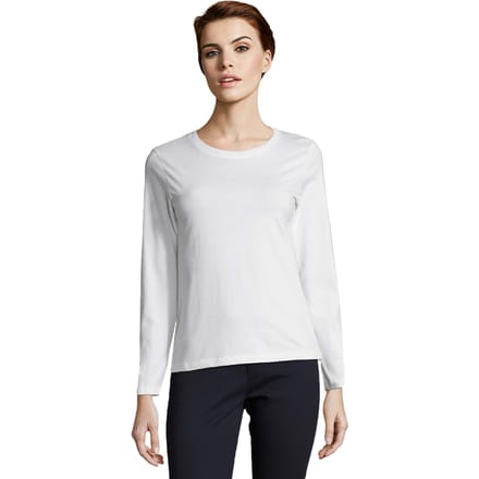 SOLS Dames/Dames Imperial T-shirt met lange mouwen (Wit)