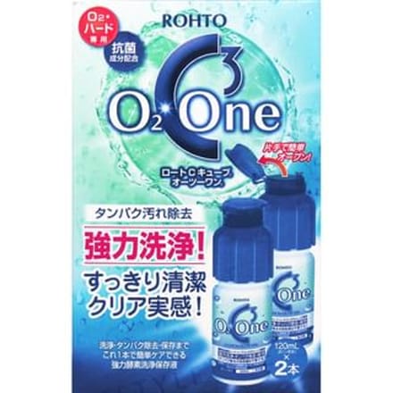 Rohto Mentholatum - C Cube O2 One Multi-Purpose Contact Lens Solution 120ml x 2