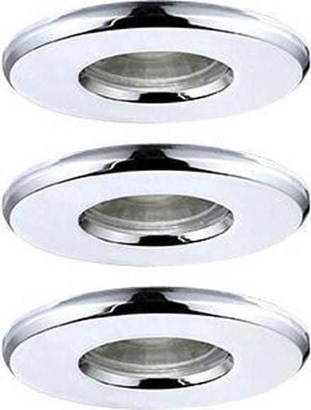 EGLO IGOA INGEBOUWD. SET IP44/IP20 3X3,3W Ø85 CHROOM
