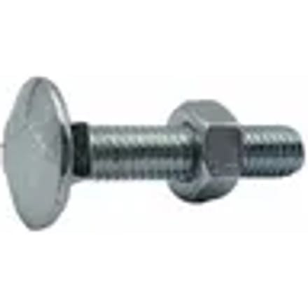 Sencys Slotbout Met Moer M6x30mm Per 50 Gegalvaniseerd