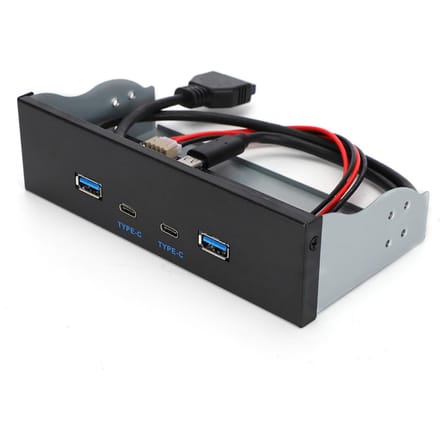 USB3.1 Gen2 Voorpaneel 10G Optische Drive USB3.0+2.0+Type C Type E Paneel Computeronderdelen gray