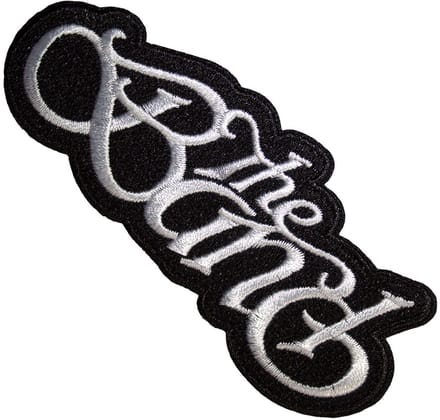 The Band - Logo Patch - Zwart/Wit