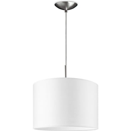 hanglamp tube deluxe bling Ø 30 cm - wit