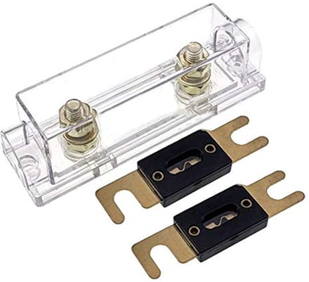 Vergulde ANL Zekeringhouder voor Auto - 100A Geschikt voor 0/2/4 Gauge Draad