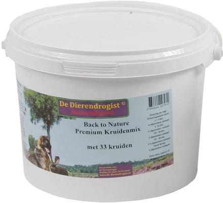 DIERENDROGIST | Dierendrogist Back To Nature Premium Kruidenmix Met 33 Kruiden