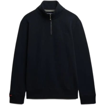 Superdry - Essential Logo Half Brushed Zip Hoodie - Heren - Hoodies