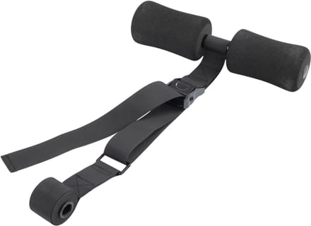 Nordic hamstring curl strap – draagbare hamstring trainer voor been-, buik- en rugtraining - fitness en krachttraining accessoire - Zwart