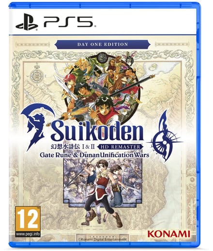 Suikoden I + II HD Remaster: Gate Rune and Dunan Unification Wars (Day One Edition) - Sony PlayStation 5 - RPG