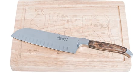 Laguiole Style de Vie Santokumes - met Snijplank - Olijfhout
