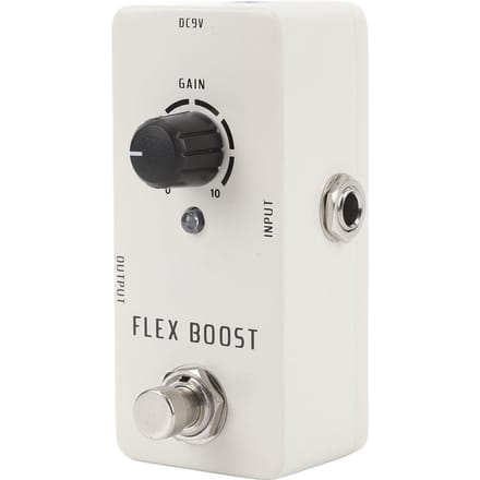 Elektrische Gitaar Effectpedaal True Bypass Gitaar Pure Clean Mini Boost Pedal DC9V voor Optredens white