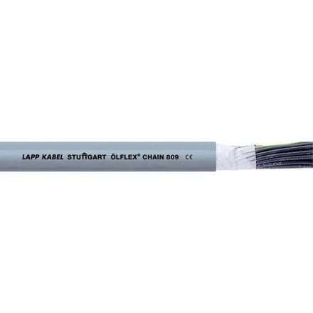 LAPP 1026723/50 Geleiderkettingkabel ÖLFLEX® CHAIN 809 25 G 1 mm² Grijs 50 m