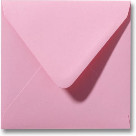 Envelop 16 x 16 Donkerroze, 100 stuks