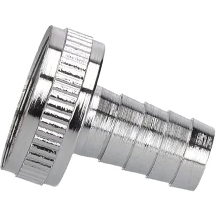 Sanivesk Slangkoppeling + Wartelmoer 1/2"x3/4"f Chroom 4pp
