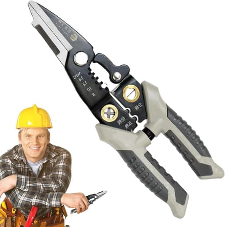 Striptang - Gereedschap voor kabels - Efficiënt strippen - Roestvrij staal - 21 cm - B
