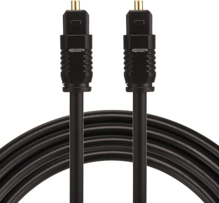 By Qubix optische toslink kabel - Digitale optical audio kabel - 1.5 meter - Zwart