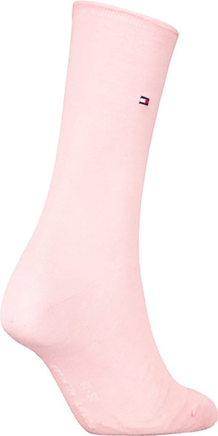 Tommy Hilfiger dames sokken premium roll top roze