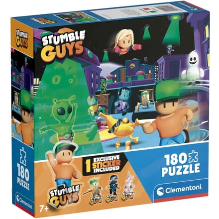 Clementoni - Kinderpuzzel - 180 Stukjes - Stumble Guys - Puzzel Vanaf 7 Jaar