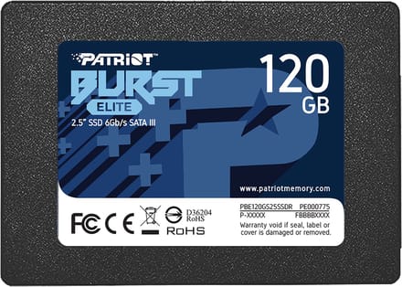 Patriot Burst Elite SSD - 120GB - SATA-600 - 2.5"